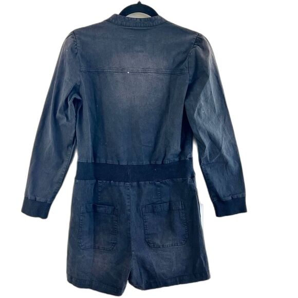 NWT Chaser Long Sleeve Zip-Up Soft Romper Size Small Streetwear Urban Cowgirl - Picture 2 of 11